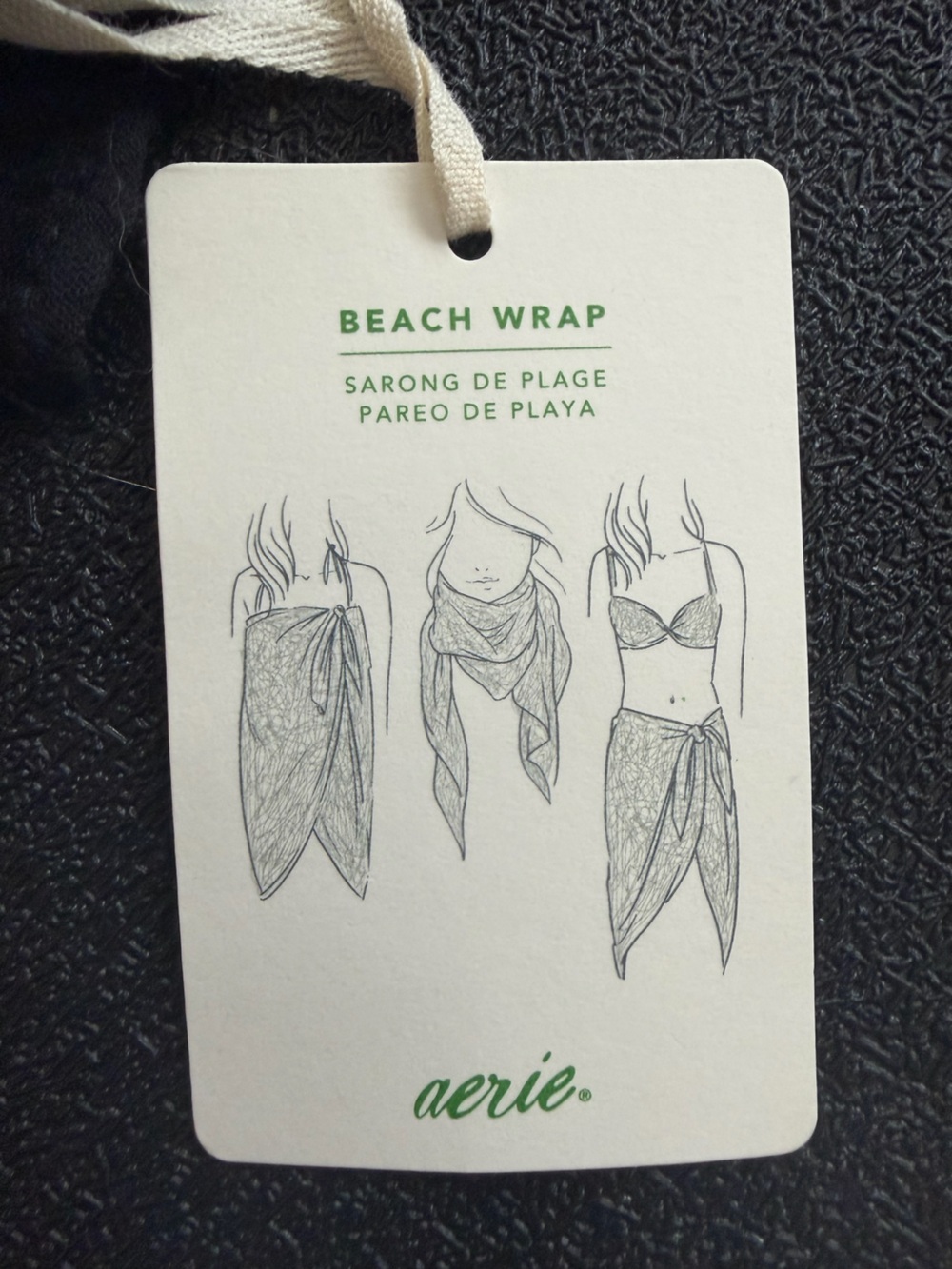 Aerie Textured Beach Wrap
